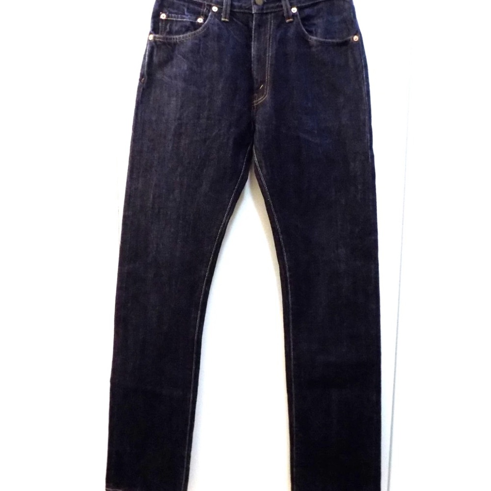Vintage LVC 1960s LEVIS 505 0217 Big-E Redline Selvage Dark Indigo Jeans 31 x 34 - Picture 3 of 13
